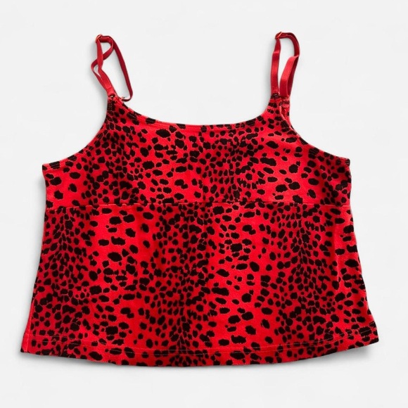 Victoria's Secret Tops - Y2K Victoria's Secret Red and Black Camisole